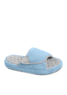 Isotoner Microterry Wider Width Spa Slide