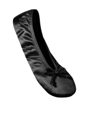 Isotoner Classic Satin Ballerina Slipper
