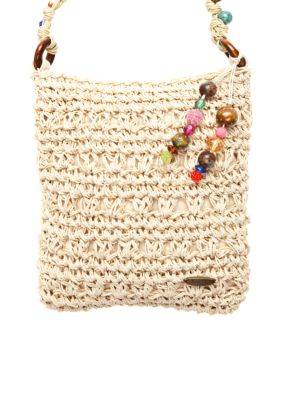Cappelli Crossbody Bead Trimmed Shoulder Bag