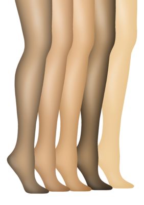 Hanes&reg; Silk Reflections Sandalfoot