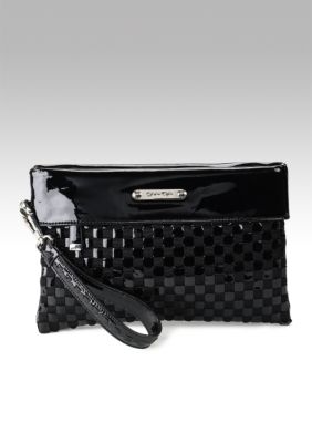 Calvin Klein Liquid Leather Envelope Date Bag