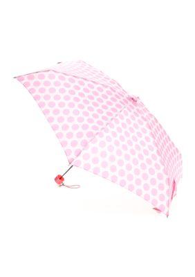 Totes Pink Ribbon Mini Manual Umbrella