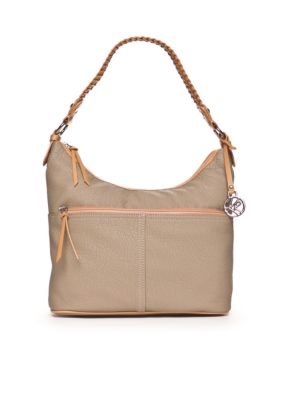 Kim Rogers Waxy Pebble Hobo Bucket Bag