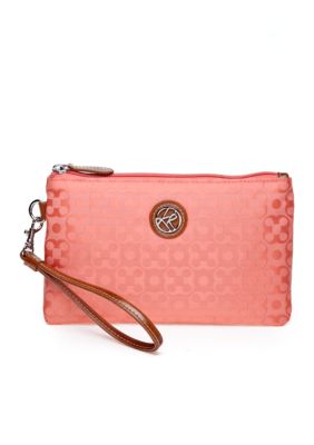 Kim Rogers&reg; Silk Logo Wristlet
