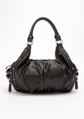 Bueno Studs Swagger Double Shoulder Satchel