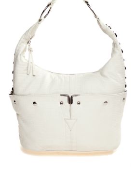 Bueno Washed Mini Croco Hobo