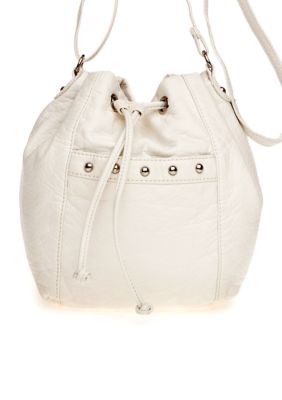 Bueno Washed Pebble Drawstring Mini Bag