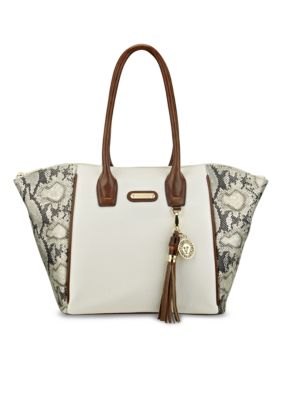 Anne Klein Snake Charm Satchel