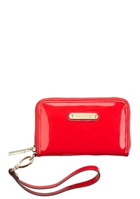 Anne Klein Snake Charm Zip Wallet
