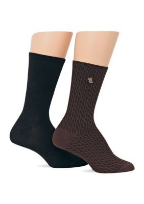 Lauren Ralph Lauren Cable Supersoft Trouser Sock