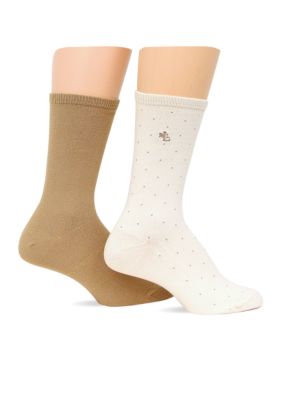 Lauren Ralph Lauren Pindot Supersoft Trouser Sock