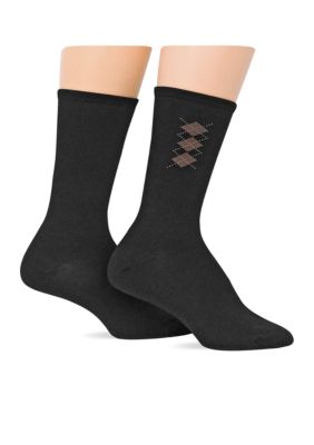 Lauren Ralph Lauren Brooks Argyle Supersoft Trouser Sock 2-pack