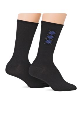 Lauren Ralph Lauren Brooks Argyle Supersoft Trouser Sock 2-pack
