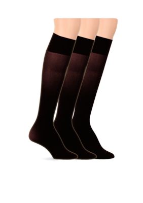 Lauren Ralph Lauren Opaque Microfiber Trouser Three Pack