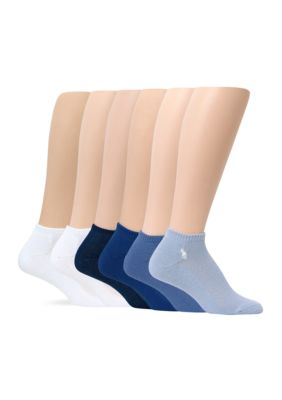 Lauren Ralph Lauren Sport Ped 6 Pack of Socks