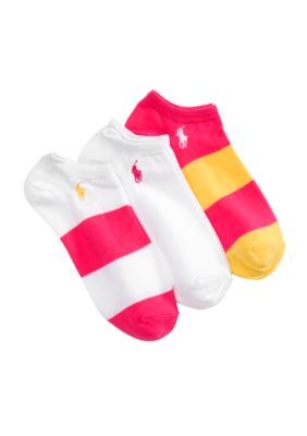 Lauren by Ralph Lauren Rugby 3 Pack of Socks with Polo Player Embroidery