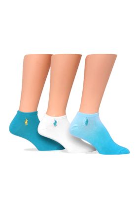 Ralph Lauren Blue Label Ombre 3 Pack of Socks with Polo Player Embroidery