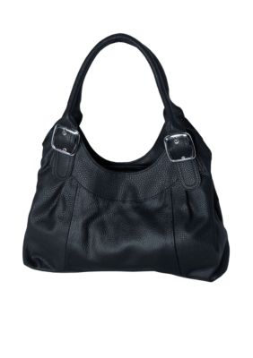 Kim Rogers Pebble Grain Four Poster Purse