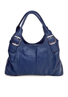 Kim Rogers Pebble Grain Four Poster Purse