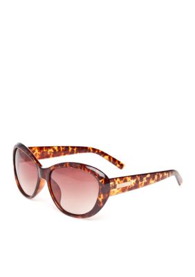 Nine West Plastic Cat Eye Sunglasses