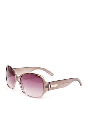 Nine West Large Plastic Square Sunglasses