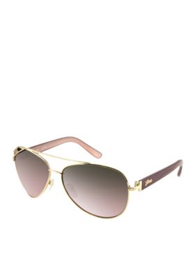 GUESS Metal Aviator Sunglasses