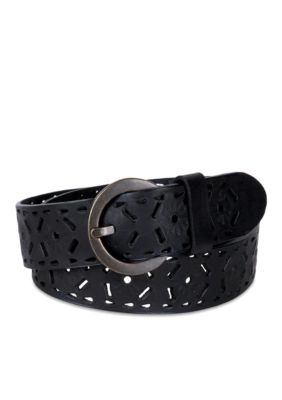 Kim Rogers Perforated Cut Out Belt