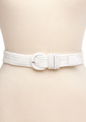 Kim Rogers Stretch Belt with Covered Buckle