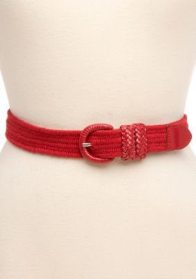 Kim Rogers&reg; Stretch Belt with Covered Buckle