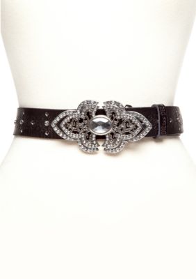 Miss Me Perforated Fashion Belt