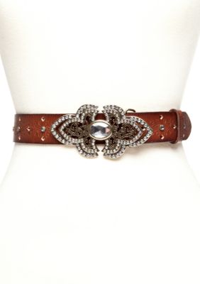 Miss Me Perforated Fashion Belt