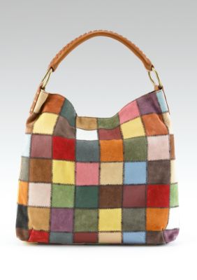Lucky Brand Handbags Medium Slouch Patchwork Hobo