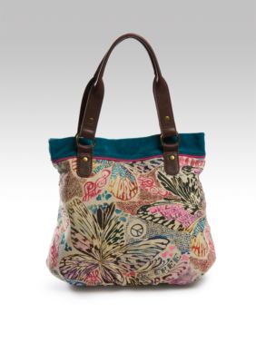 Lucky Brand Handbags Trippin Out Butterly Tote