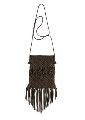 Lucky Brand Handbags Daisy Macrame Crossbody