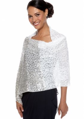 Betsey Johnson Ombre Sequin Wrap