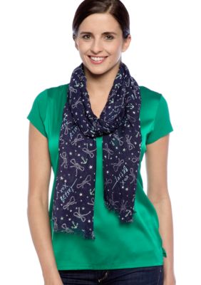 Betsey Johnson Anchor Scarf