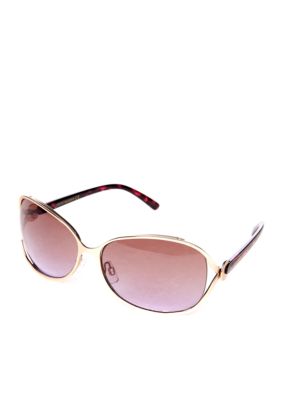 Steve Madden Vented Lens Metal Sunglasses