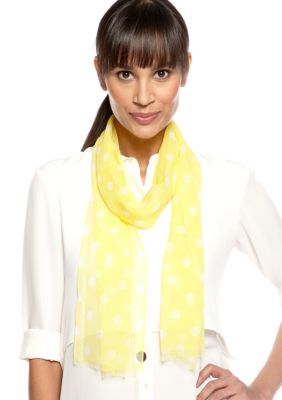 Lauren Ralph Lauren Miranda Pastel Dots Scarf