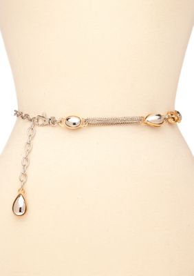 Anne Klein Two-Tone Chain Belt