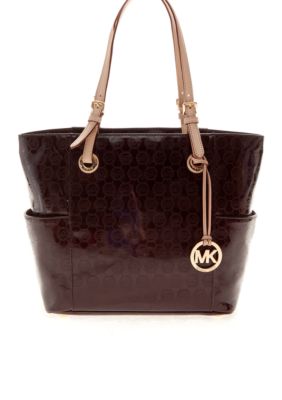 MICHAEL Michael Kors Jet Set East/West Signature Mono Embossed Tote