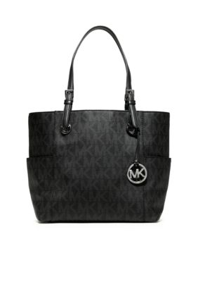 MICHAEL Michael Kors Jet Set Top Zip PVC Logo Tote