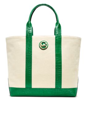 MICHAEL Michael Kors Fulton Canvas Two Toned Tote