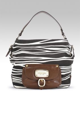 Michael Kors Tribal Zebra Large Shoulder Satchel