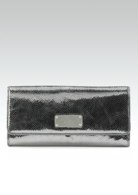 Michael Kors Newbury Metallic Large Clutch