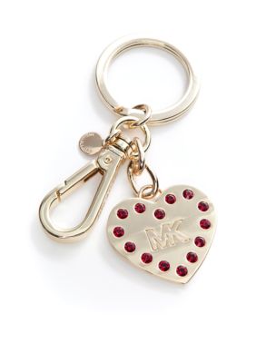 MICHAEL Michael Kors Rhinestone Heart Key Fob