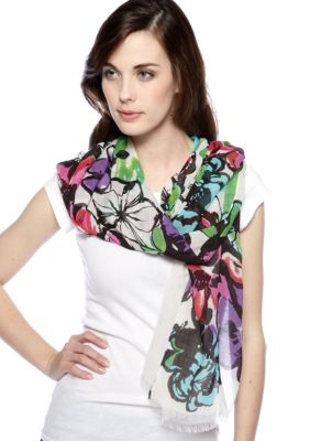 Collection XIIIX Forget Me Not Floral Wrap