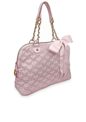 Betsey Johnson Be My One and Only Now Dome Satchel