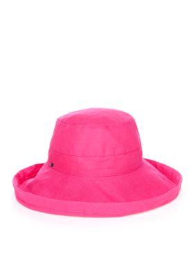 Scala Collezione Wide Brim Cotton Canvas Hat