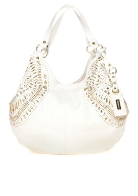 Del Mano Perforated Double Shoulder Bag