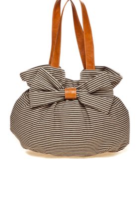 Del Mano Bowtastic Canvas Tote